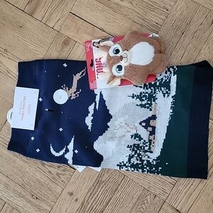 BUNDLE/DOG SWEATER& TOY/XLARGE